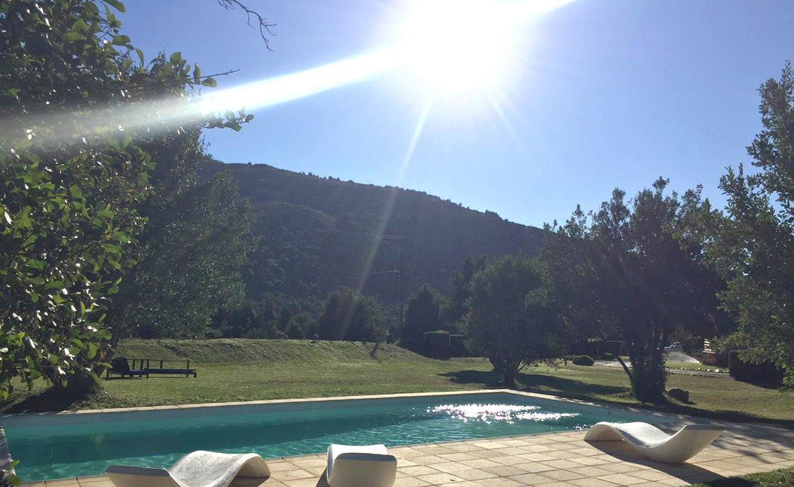 Piscina en la patagonia