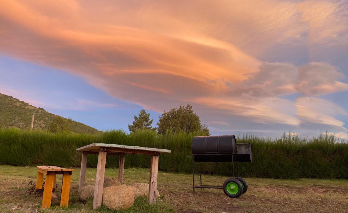 Asador en la patagonia